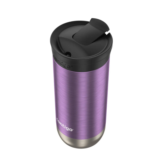Vaso - Mug Contigo Huron 2.0 De Acero Inoxidable 473 Ml Morado Lisa - Imagen 3