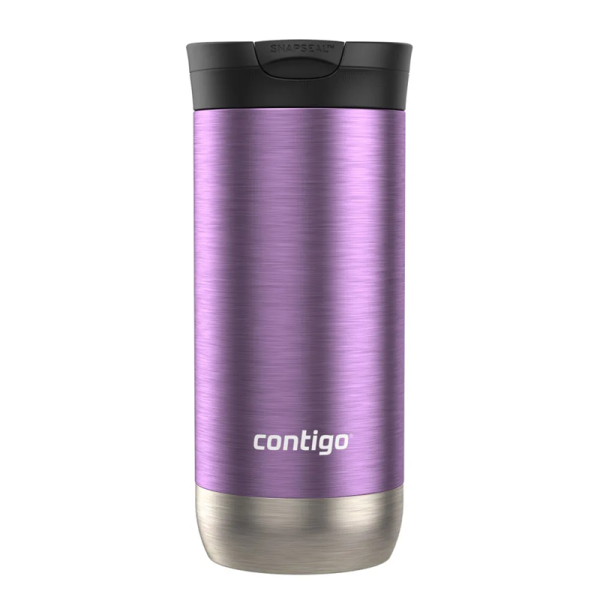 Vaso - Mug Contigo Huron 2.0 De Acero Inoxidable 473 Ml Morado Lisa
