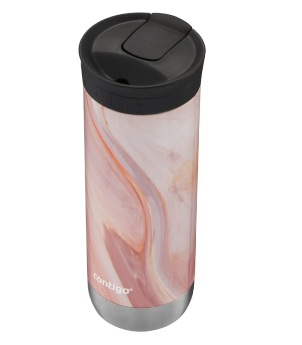 Vaso Mug Huron 2.0 Acero Inoxidable Contigo 590 Ml Rosa Claro Huron 2.0 - Imagen 3