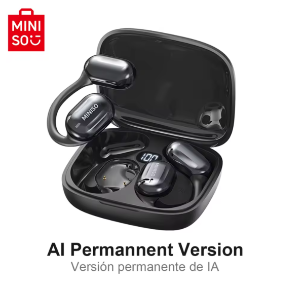 Audífonos Miniso Ms162 AI Traducción Auriculares Inalámbrico - Imagen 5