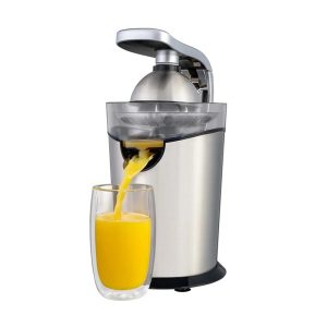 Exprimidor De Cítricos Oster® De Acero Inoxidable Fpstju4200 Color Plateado Frecuencia 50 Hz