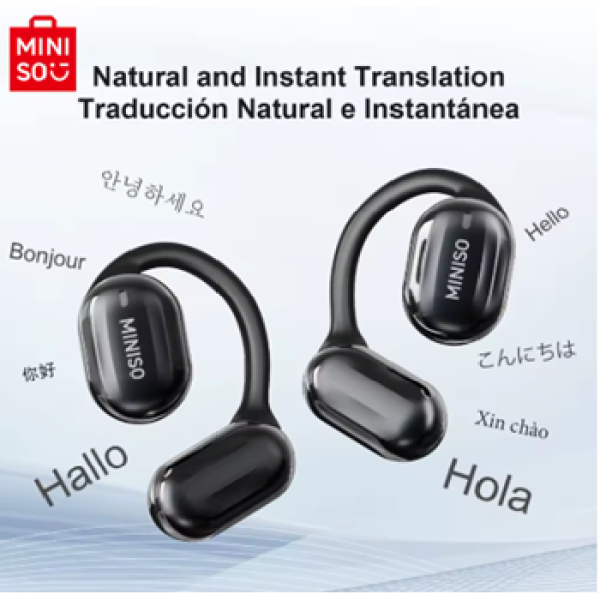 Audífonos Miniso Ms162 AI Traducción Auriculares Inalámbrico - Imagen 4