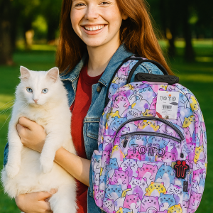 Mochila Escolar Totto Acuarela 20l Resistente Y Práctica