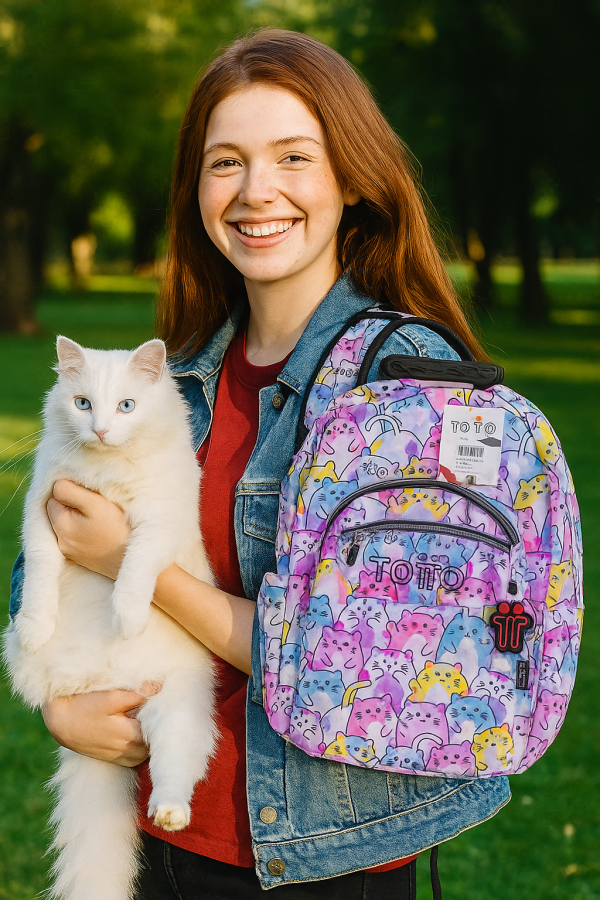 Mochila Escolar Totto Acuarela 20l Resistente Y Práctica
