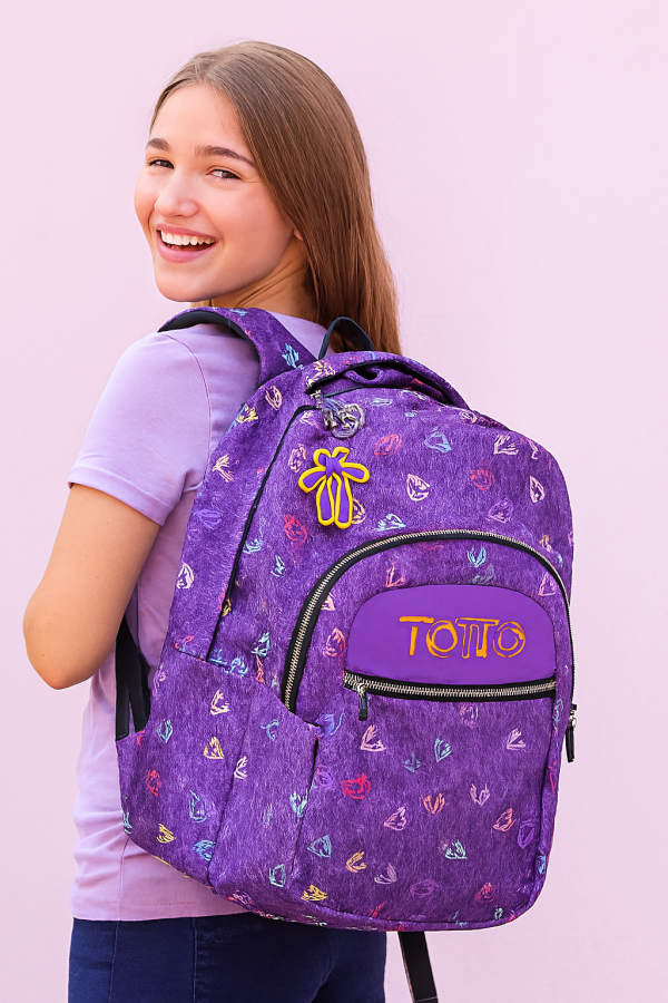 Mochila Escolar Totto Acuarela 20l Resistente Y Práctica - Imagen 7